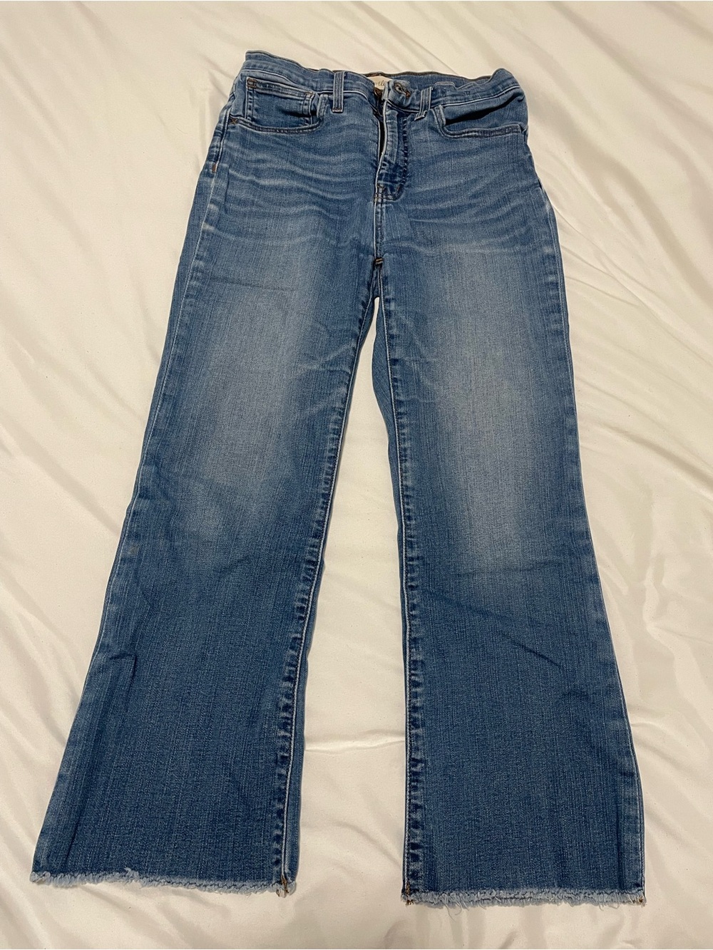 Madewell Cali-Demi Blue Boot-Cut Jeans Size 28